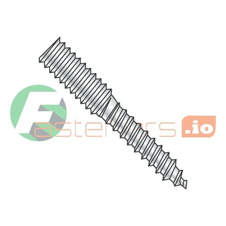 Newport Fasteners Hanger Bolt, 5/16"-18 Thread to 1 1/2 in, Steel, Zinc Plated Finish, 1000 PK 912322